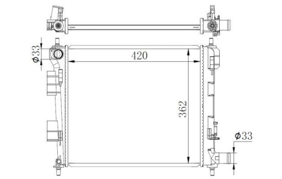 Radiator, engine cooling, Image 5