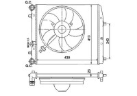 Radiator, engine cooling