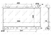 Radiator, engine cooling