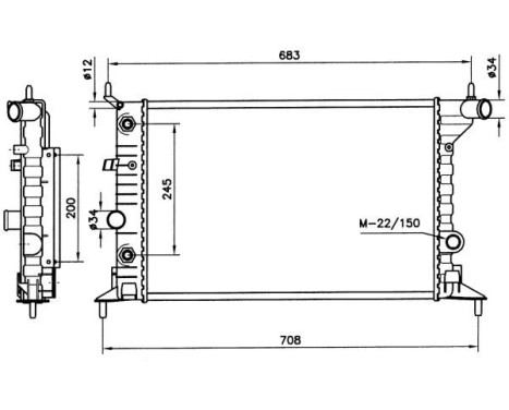 Radiator, engine cooling, Image 5