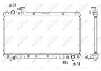 Radiator, engine cooling