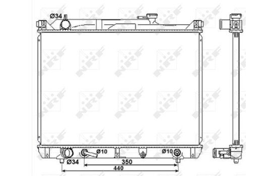 Radiator, engine cooling