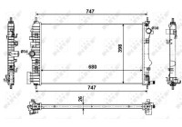Radiator, engine cooling