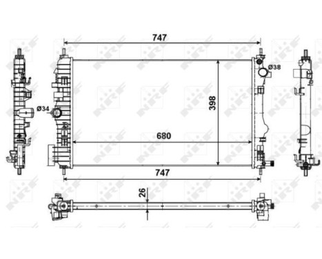Radiator, engine cooling, Image 5