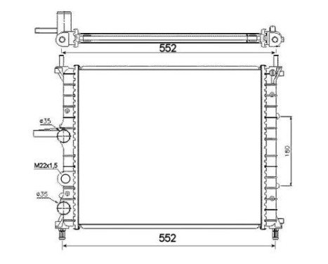 Radiator, engine cooling, Image 4