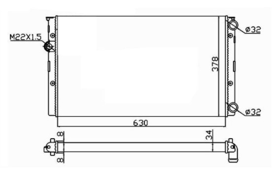 Radiator, engine cooling, Image 5