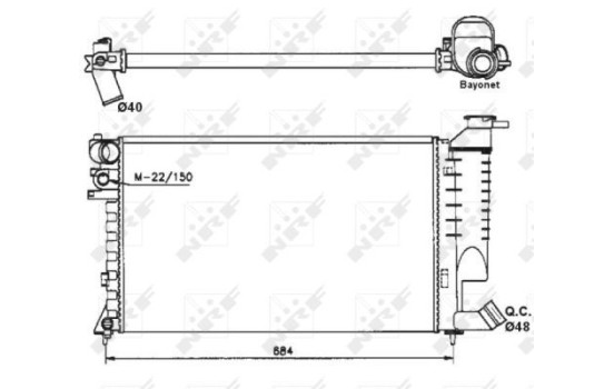 Radiator, engine cooling, Image 3