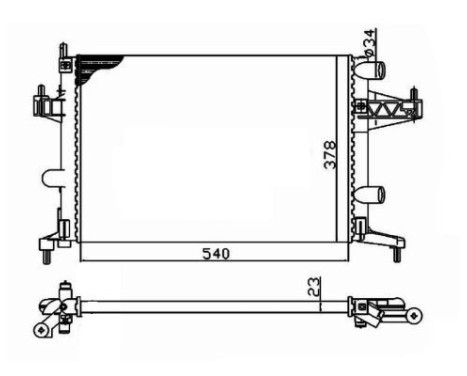 Radiator, engine cooling, Image 4