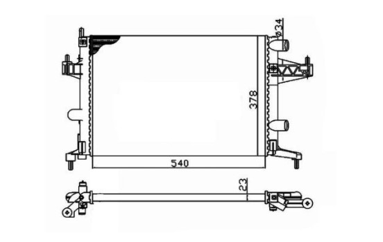 Radiator, engine cooling, Image 3