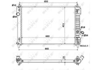 Radiator, engine cooling