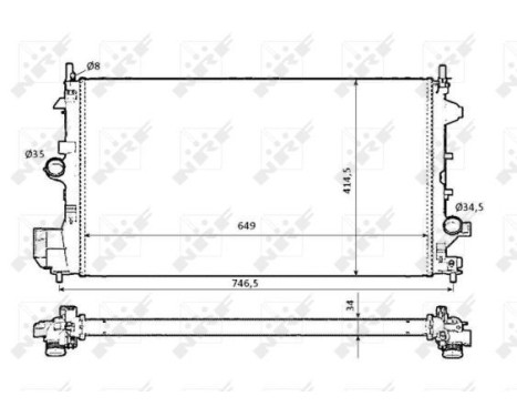 Radiator, engine cooling, Image 4