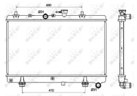 Radiator, engine cooling
