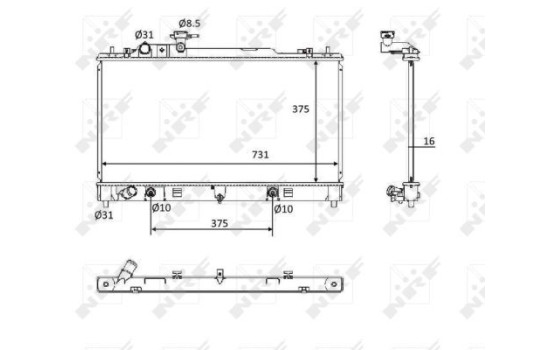 Radiator, engine cooling, Image 5