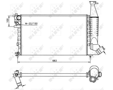 Radiator, engine cooling, Image 4