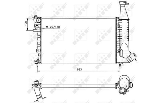 Radiator, engine cooling, Image 3