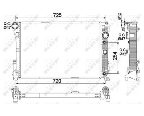 Radiator, engine cooling, Image 2