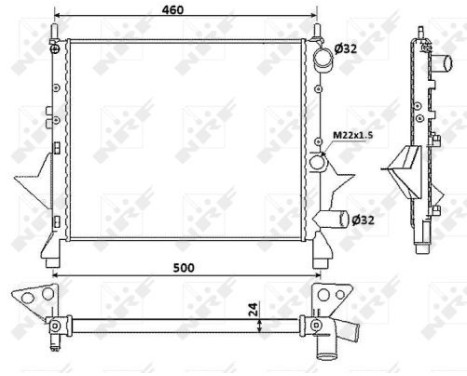 Radiator, engine cooling, Image 4