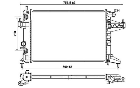 Radiator, engine cooling, Image 5