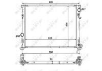 Radiator, engine cooling