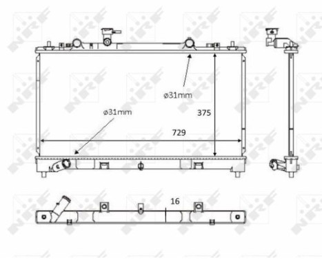 Radiator, engine cooling, Image 4