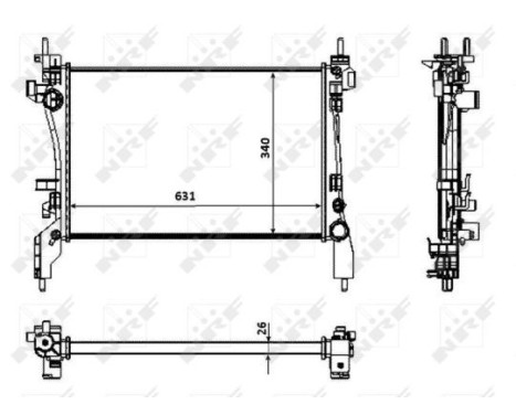 Radiator, engine cooling, Image 2