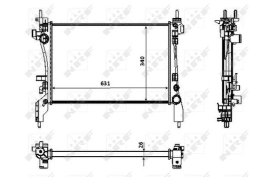 Radiator, engine cooling, Image 2
