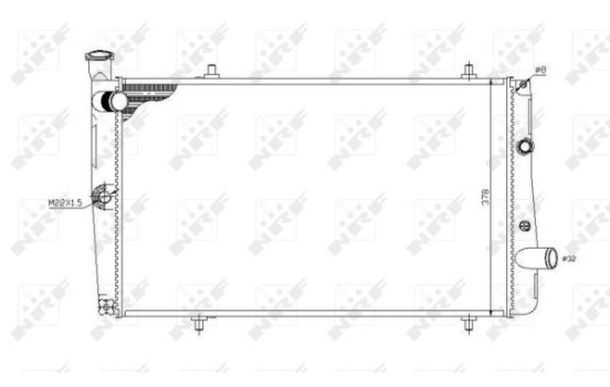 Radiator, engine cooling