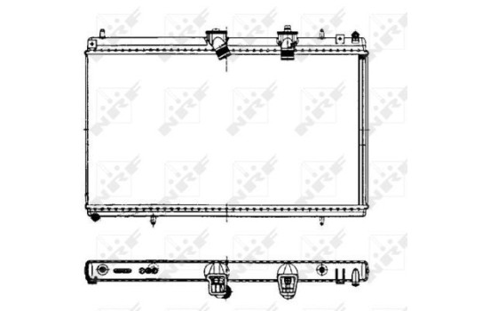 Radiator, engine cooling