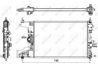 Radiator, engine cooling