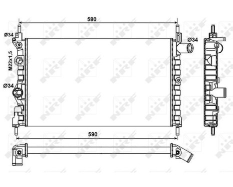 Radiator, engine cooling, Image 4