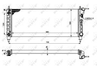 Radiator, engine cooling