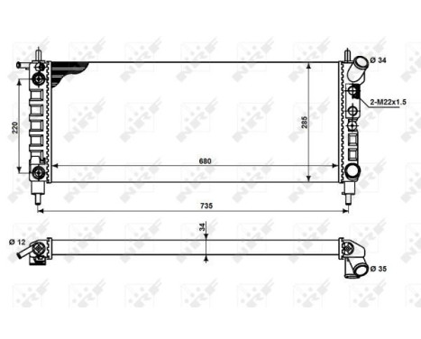 Radiator, engine cooling, Image 4
