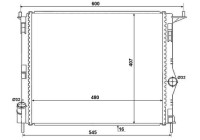Radiator, engine cooling