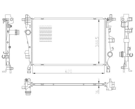 Radiator, engine cooling, Image 5