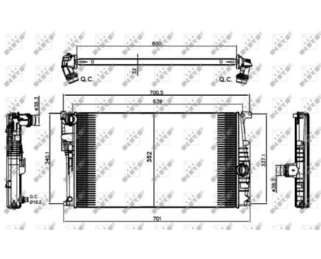 Radiator, engine cooling, Image 5