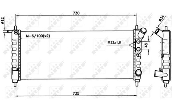 Radiator, engine cooling, Image 3