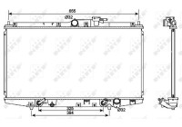 Radiator, engine cooling