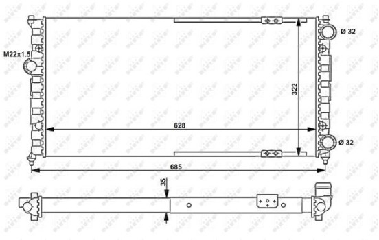 Radiator, engine cooling, Image 3