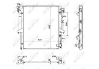 Radiator, engine cooling