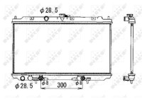 Radiator, engine cooling