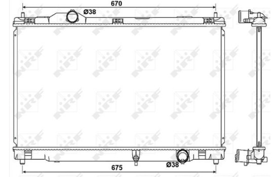 Radiator, engine cooling