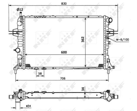 Radiator, engine cooling, Image 3