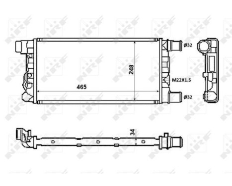 Radiator, engine cooling, Image 4