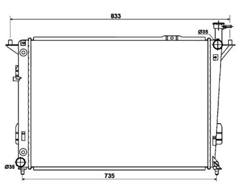 Radiator, engine cooling, Image 2