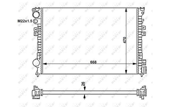 Radiator, engine cooling, Image 3