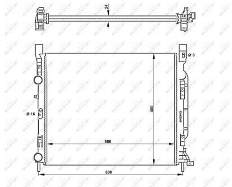 Radiator, engine cooling, Image 4