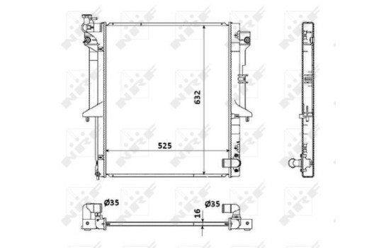 Radiator, engine cooling, Image 3