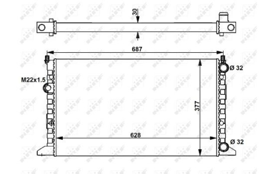 Radiator, engine cooling, Image 2