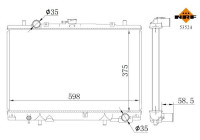 Radiator, engine cooling