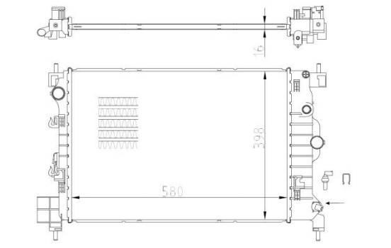 Radiator, engine cooling, Image 5